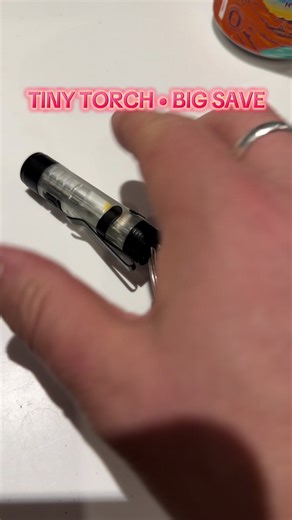 Tiny torch, huge main-character energy. #TikTokMadeMeBuyIt #endofyeardeals #edc #keychain #torch