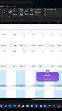 🥶 Congelar linhas e colunas no Excel #exceltutorial #excel #tutorial #planilhas