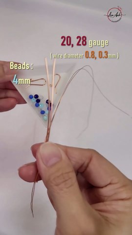 #shortsvideo | Easy jewelry making with beads and wire | DIY earring and pendant at home