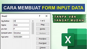 21 reactions · 25 shares | Super Mudah! Membuat Form Input Data di Excel #Excel #belajarexcel | AM Tutorial | Facebook