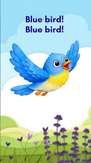 Blue Bird! Chirp Chirp Chirp! | Animal Sounds for Kids #shorts