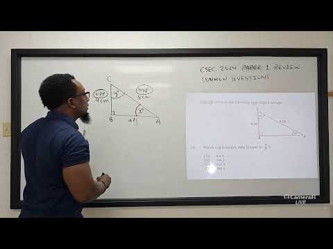 CSEC MATH 2024 REVIEW PAPER 1 (60 COMMON QUESTIONS)