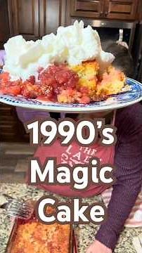 1990’s Magic Cake #easydessert