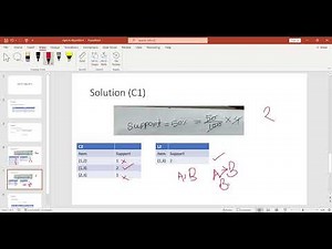 Apriori Algorithm(example 1)