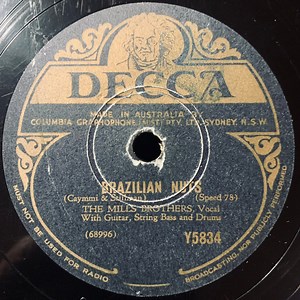 The Mills Brothers - Brazilian Nuts / Paper Doll