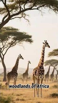 🦒 Giraffes: Life in the Wild 🌿 | Amazing Facts About the Tallest Animal #amazinganimals #giraffes