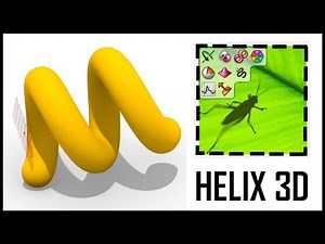 3D Parametric Helix (Grasshopper Tutorial)