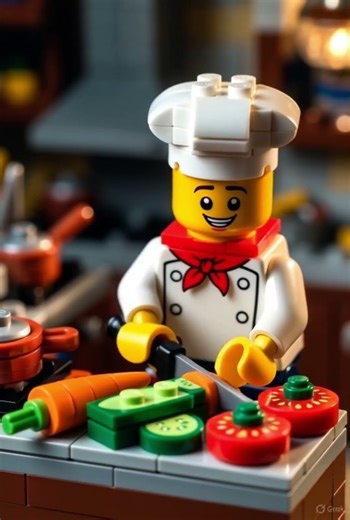 “This LEGO Chef’s Cooking Is Weirdly Relaxing” #lego #animation #endlessnight