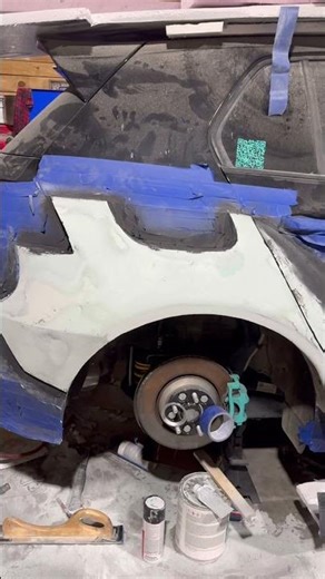 Rear fender revision sitting at about 98% complete👀 #golfgti #mk8gti #volkswagen #germanengineering