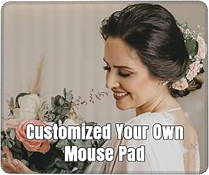 Personalized Custom Mousepad with Your Design for Home,Office and Gaming Desk,Non-Slip Mouse Pad 8.3"X10.3"