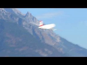 [HD] Austrian Airlines Airbus A320 extreme high Speed low pass with (350 knots!!!) at Innsbruck