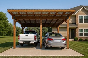 16x20 Pergola Plans (PDF) — Modern Wood Patio Cover With Clear Polycarbonate Roof, Instant Download - Etsy