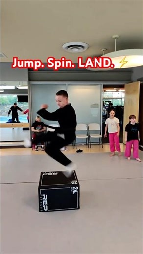 🔥 Go Tiger! Jump Spin Power Training 🐅⚡️