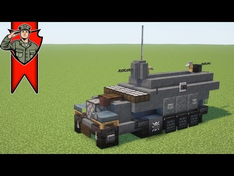 Minecraft - Sd.Kfz. 251/1 Ausf. A "Hanomag" Half-Track Tutorial (1.5:1 Scale)