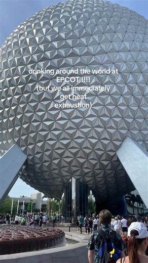 florida summer heat is not for the weak … I will try again soon #drinkaroundtheworld #disney #disneyworld #orlando #epcot