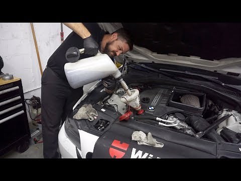 BMW 535i OIL CHANGE *CORRECT WAY*