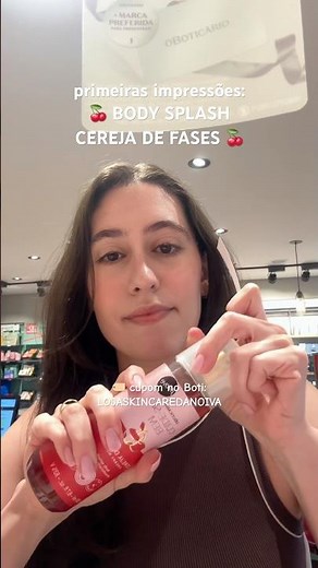 BODY SPLASH CEREJA DE FASES BOTICÁRIO - Linha Cuide Se bem #perfume #cheirosa #perfumefeminino