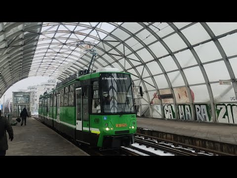 Tramvaiul V3A-2010-CA #340 Tranzitand Pasajul Basarab in drum spre Depoul Militari