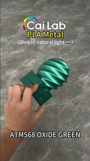 CaiLab PLA Metal Color Guide | See The TRUE Colors!🎨 #3dprinting #plafilament