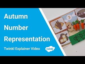 Autumn Number Representation 1-5 | EYFS Maths Activities