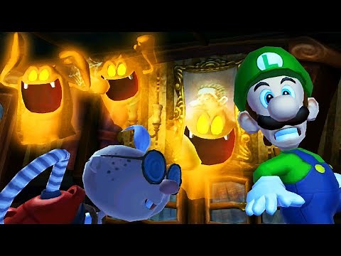 Luigi's Mansion 3DS - Area 1 (Perfect Score) - No Damage 100% Walkthrough