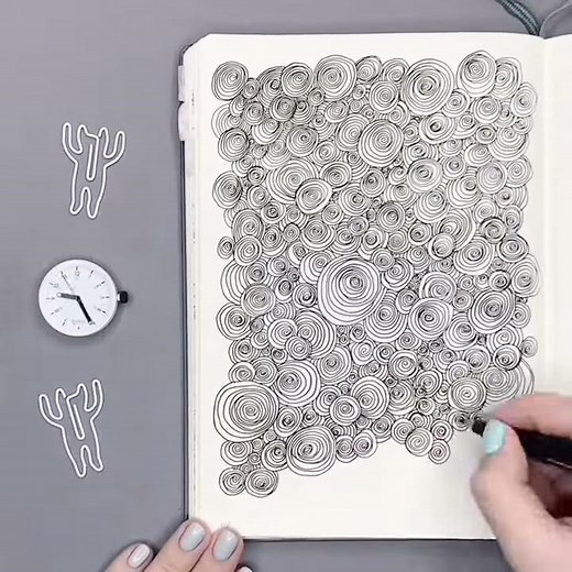 Spirals Pattern | Doodle Idea