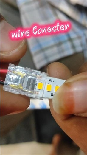 Strip wire Conecter🤔 use பண்ணுங்க மக்களே #shorts #profilelight #striplight #viralvideos