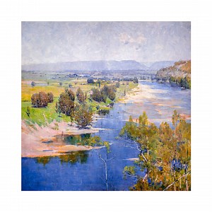 Arthur Streeton, the Purple Noon's Transparent Might, 1896 | Art Print | Canvas Print | Fine Art Poster | Art Reproduction | Archival Giclee - Etsy Australia