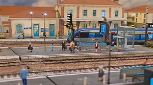Ambiance en gare ! 😉 Réseau modulaire UAICF Dijon modélisme #echelleho #modelismeferroviaire #TrainHO | UAICF Dijon modélisme