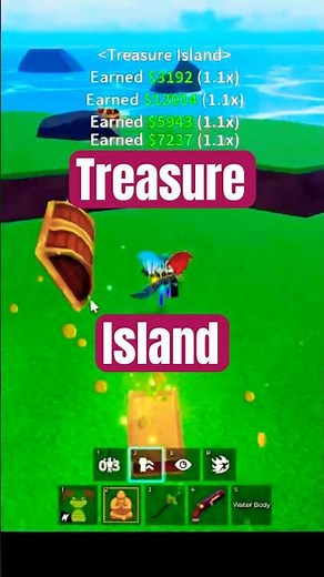Finding Treasure Island in Blox Fruits - Roblox #roblox #bloxfruits #bloxfruitstutorial #bloxfurit