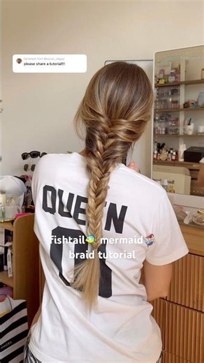 Braids Make Everything Better 🧜🏼‍♀️🐚 #fishtailbraid #fallhairstyle #schoolhairstyles #mermaidhair
