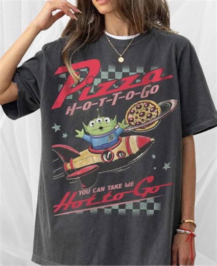 Retro Pizza Hot to Go Alien Toy Story Comfort Colors Shirt, Aliens Toy Story Pizza Planet Shirt, Disney Toy Story Shirts, Magic Kingdom Trip - Etsy
