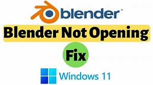 Blender Not Opening in Windows 11 | Blender Not Opening After Install
