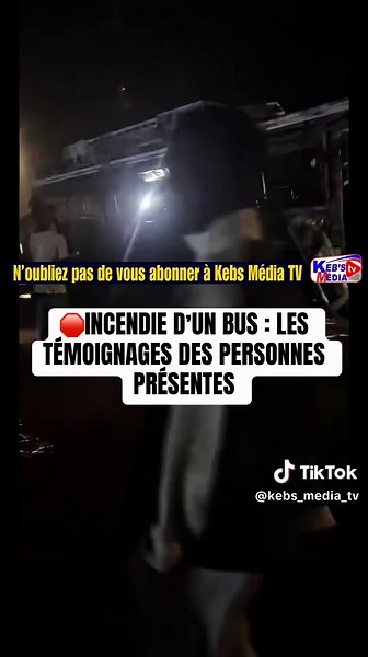 Incendie de bus : témoignages des personnes présentes