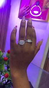 2.9K reactions · 21 shares | Beautiful bridal set ring  in Sterling silver with cubic stones paired a Titanium male band Size 6-10/Hers Size 7-12/His Price: Hers:130,000 His:40,000 DM or Call/WhatsApp to Order 08103607488 Lekki Address:SABRINA PROPERTIES Plot 5A, Block 10a Admiralty Way, Lekki Phase 1, Lagos . Opposite EVACARE HOSPITAL. Call:08103607488 OPENING HOURS: Monday - Saturday: 9am-6pm Worldwide Delivery  | Justring_luxury | Facebook
