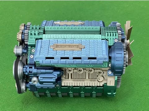 3D printed V8 Engine | Fully Functional from Maker World