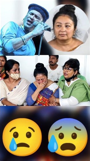 How our Zubeen da's wife Garima madam crying 😓😥😢 #shorts #zubeengarg #zubeen #garima #crying