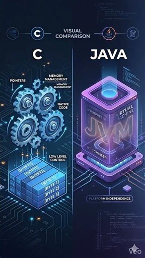 difference between c and java language