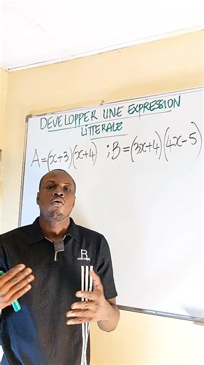 Développer, réduire et ordonner une expression littérale #maths #mathematics #Développer @teraschool818 @teraschool818 @teraschool818