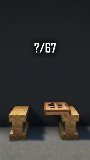 How to Build a Simple Bench in Minecraft?!?!?!