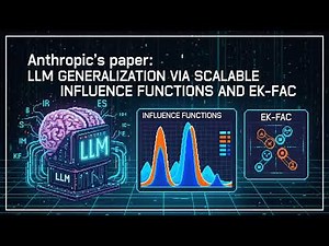 Anthropic's paper: LLM Generalization via Scalable Influence Functions and EK-FAC