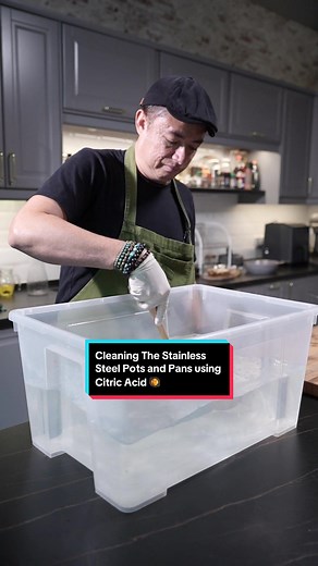 Deep Cleaning Stainless Steel Cookware Using Citric Acid