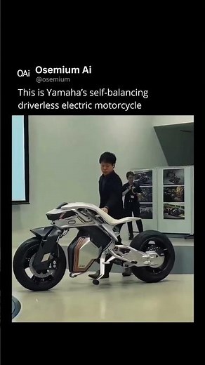 Yamaha’s Self-Balancing Driverless Motorcycle 🤖🏍️