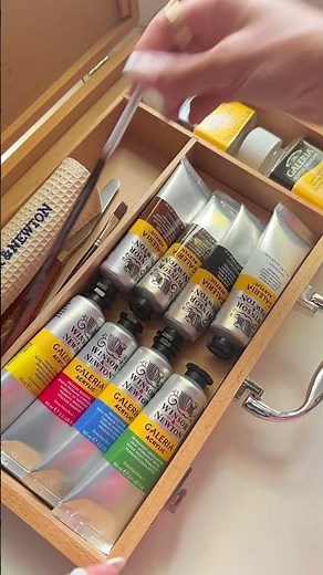 Unboxing Galeria Acrylic Wooden Box Set with @TallerdeCalu perfect for beginners | Winsor & Newton