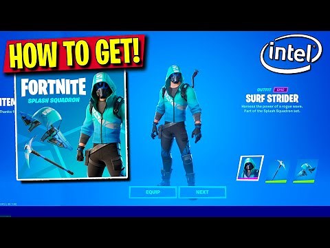 How to Get The Intel X Fortnite Bundle NOW! (Splash Damage EXCLUSIVE Skins)