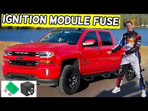 CHEVROLET SILVERADO IGNITION SENSING DIAGNOSTIC MODULE FUSE LOCATION REPLACEMENT 2014 2015 2016 2017