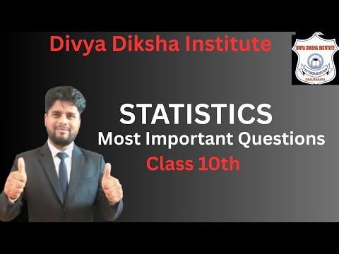 Statistics Class 10 Maths | Most Important Questions 🔥 Board Exam 2026