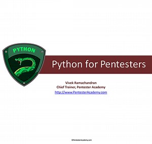 Python for Pentesters: Exploitation Techniques http://bit.ly/1gyrZDi 12hrs of HD hands-on videos. | SecurityTube