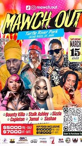 #capletonliveinconcert🔥🔥🔥🔥 Saturday March 15, 2025 at @mawch.out 📍Turtle River Park Ocho Rios 🇯🇲 #capletonliveinconcert🔥🔥🔥🔥 #kingshango #music #reggae #dancehall #capleton #concert #jamaica #mawchout | Capleton