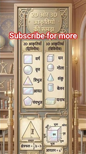 #shapes #2d3d #2dshapes #3d #mathstricks #maths